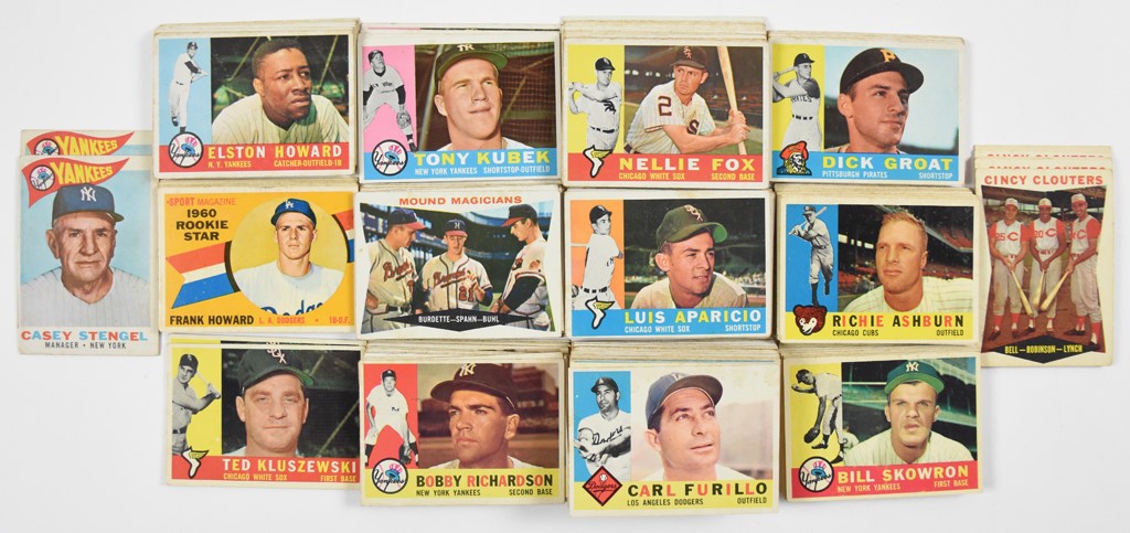 - 1960 Topps Hall of Famers and Stars in Quantity (70+)