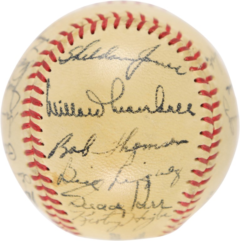 - 1949 New York Giants Team Signed Baseball