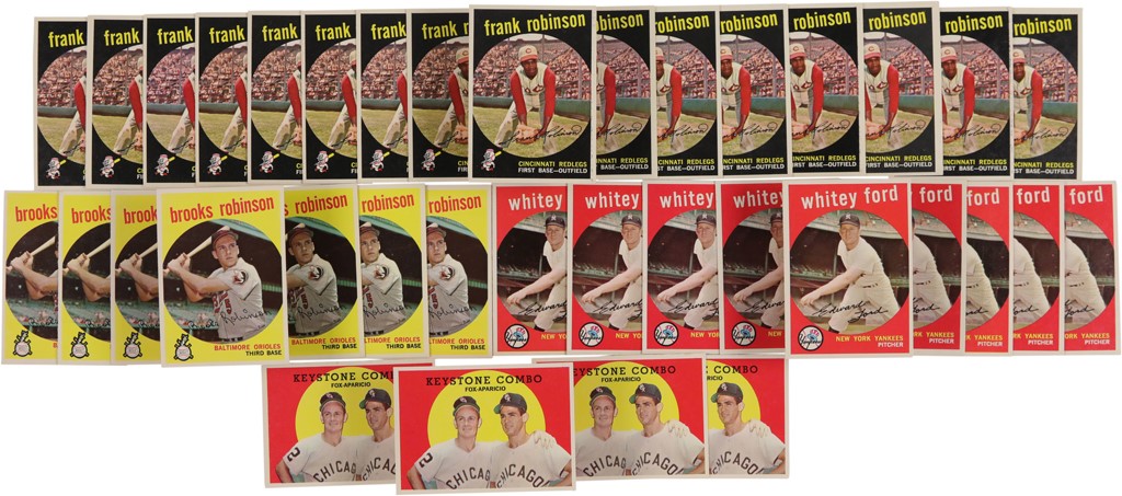 Baseball and Trading Cards - 1959 Topps High Grade Baseball Stars (36)