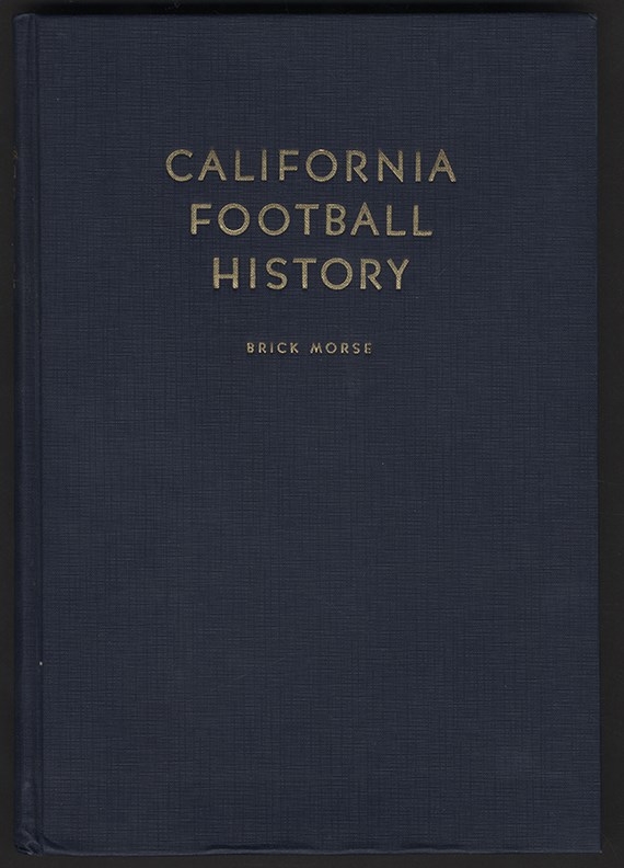 - 1937 California Football History Signed by Brick Morse (MINT)