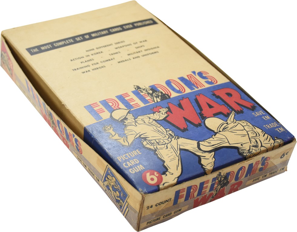 1950 Topps Freedom's War Counter Display Box