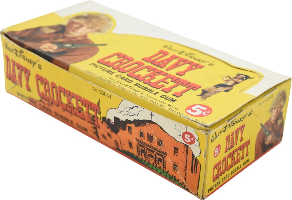 1956 Topps Davy Crockett 5 Cent Display Box