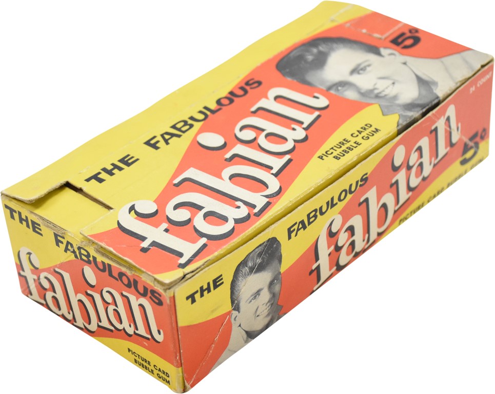 - 1959 Topps Fabulous Fabian 5 Cent Counter Box