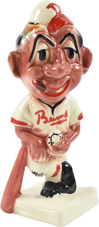 Jackie Robinson & Brooklyn Dodgers - 1940's Brooklyn Dodger Bum by Stanford Pottery