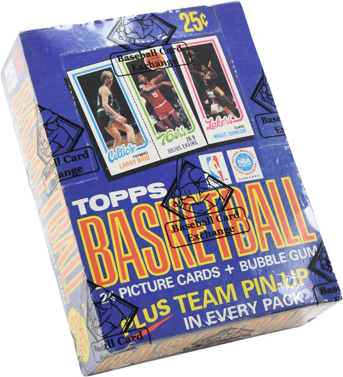 Basketball Cards - 1980-81 Topps Basketball Box w/ BBCE Wrap