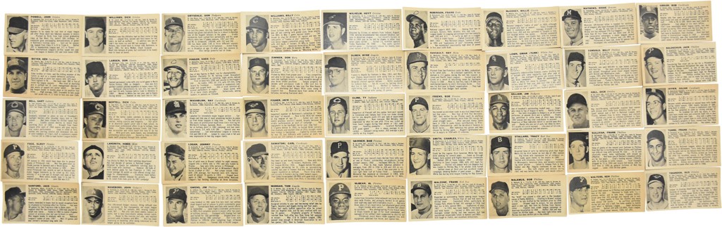 Baseball and Trading Cards - Collection of 1962 Dell Magazine Premium Cards (45)