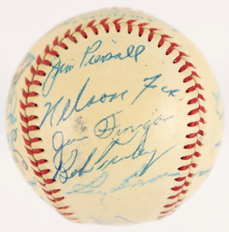 Baseball Autographs - 1954 American League All Star Team Signed Baseball