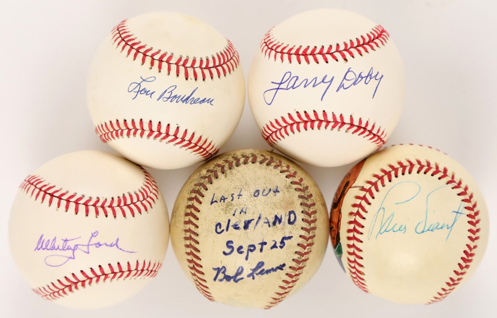 Cleveland Indians Themed Baseballs (5)