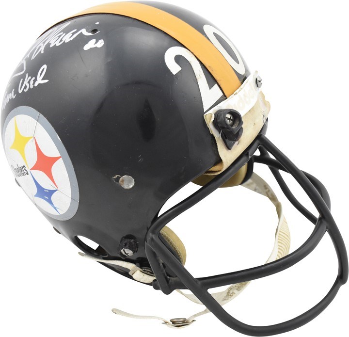 The Rocky Bleier Collection - 1979 Rocky Bleier Super Bowl XIII Pittsburgh Steelers Game Worn Helmet (Photo-Matched)