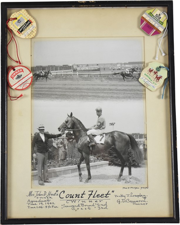 - Triple Crown Champions Count Fleet & Citation Ephemera Horse Racing Lot