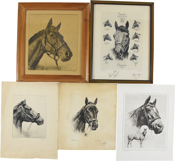 Horse Racing - Signed Prints by Palenske & Fleischer (10)