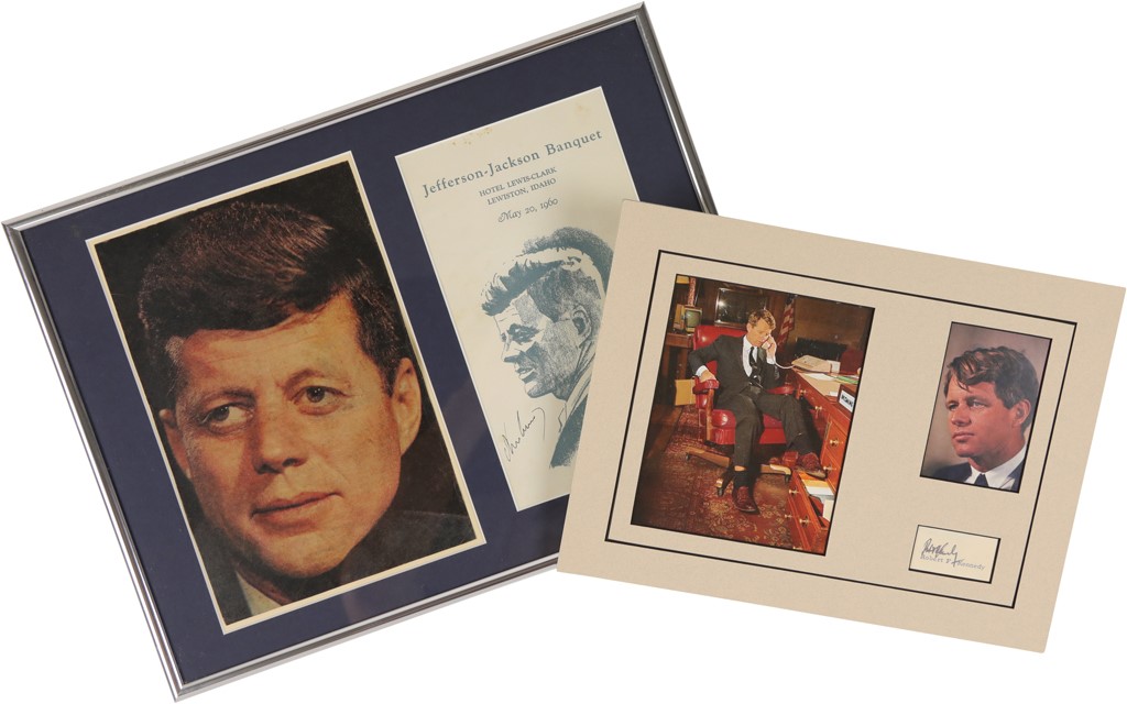 - John F. Kennedy & Robert F. Kennedy Signatures PSA