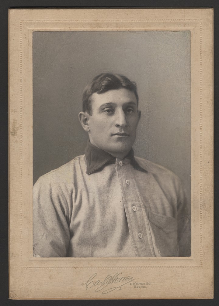 Early Baseball - Circa 1909 Honus Wagner Horner Cabinet - T206 Pose