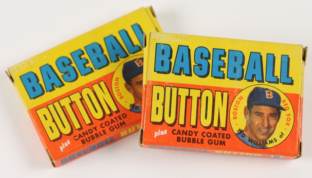 Baseball and Trading Cards - 1956 Topps Pins Boxes