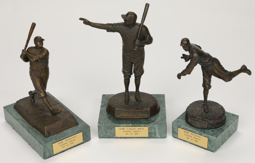 Ruth and Gehrig - Babe Ruth Limited Edition Bronze Statues by Palmer Murphy (LE /100)