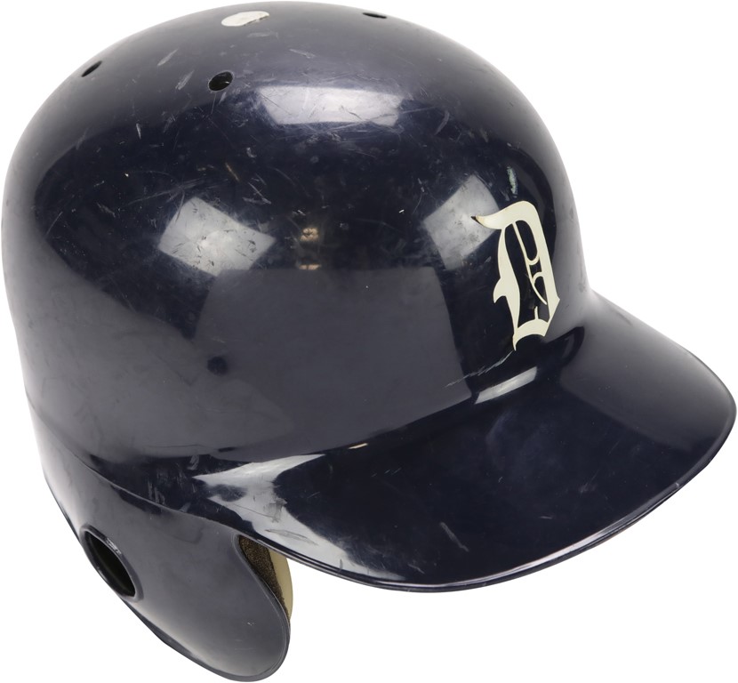 Ty Cobb and Detroit Tigers - Mid-1980s Kirk Gibson Detroit Tigers Game Worn Batting Helmet