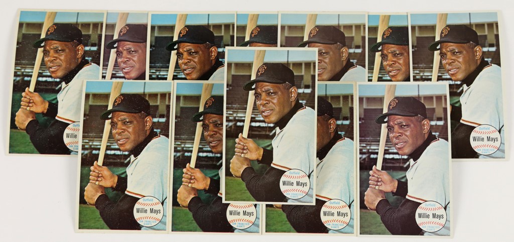 Baseball and Trading Cards - One Dozen 1964 Topps Giant Willie Mays Cards