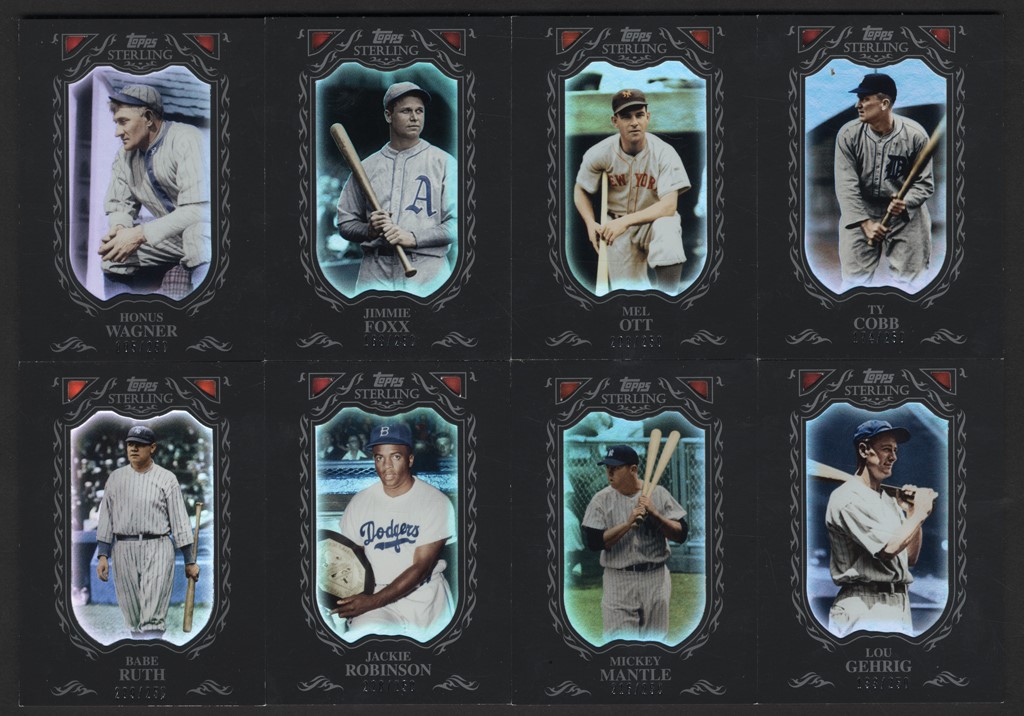 Baseball and Trading Cards - 2009 Topps Sterling Base Complete Sets (11)