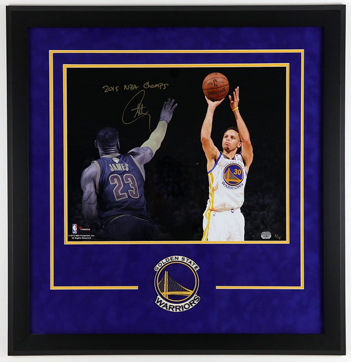 - Stephen Curry vs. LeBron James Signed Limited Edition Photograph (Fanatics)