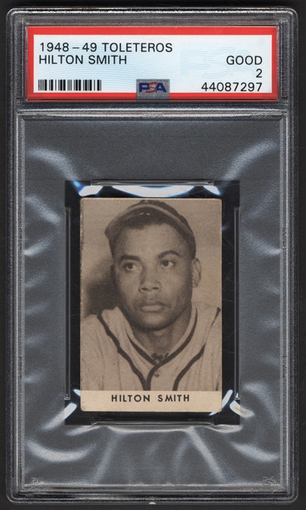 Baseball and Trading Cards - 1948-49 Toleteros Hilton Smith PSA 2