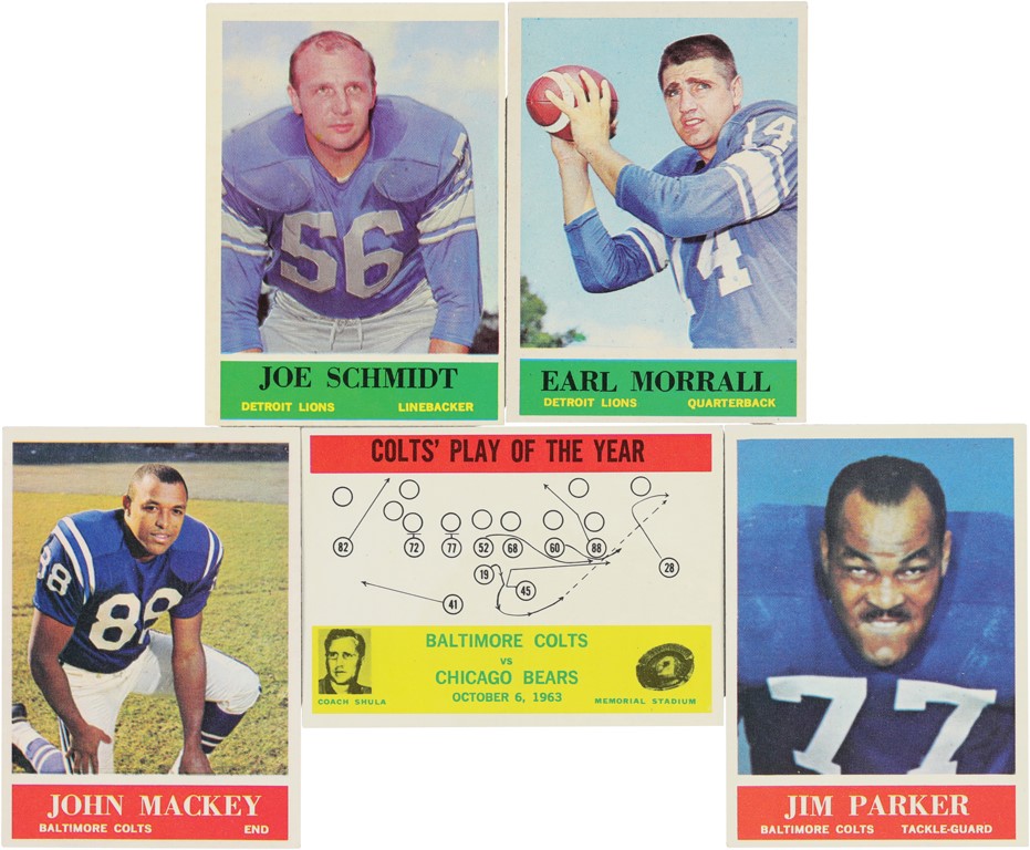 - 1964 Philadelphia Football Hoard of Stars (116)