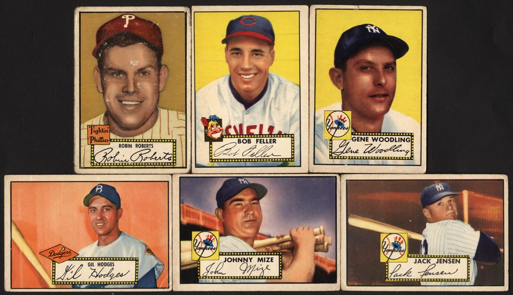 Baseball and Trading Cards - 1952 Topps Baseball Collection with Hall of Famers (79)