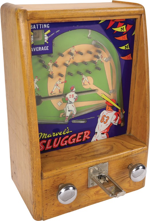 Baseball Memorabilia - Marvel‚s Slugger Coin-Operated Baseball Game