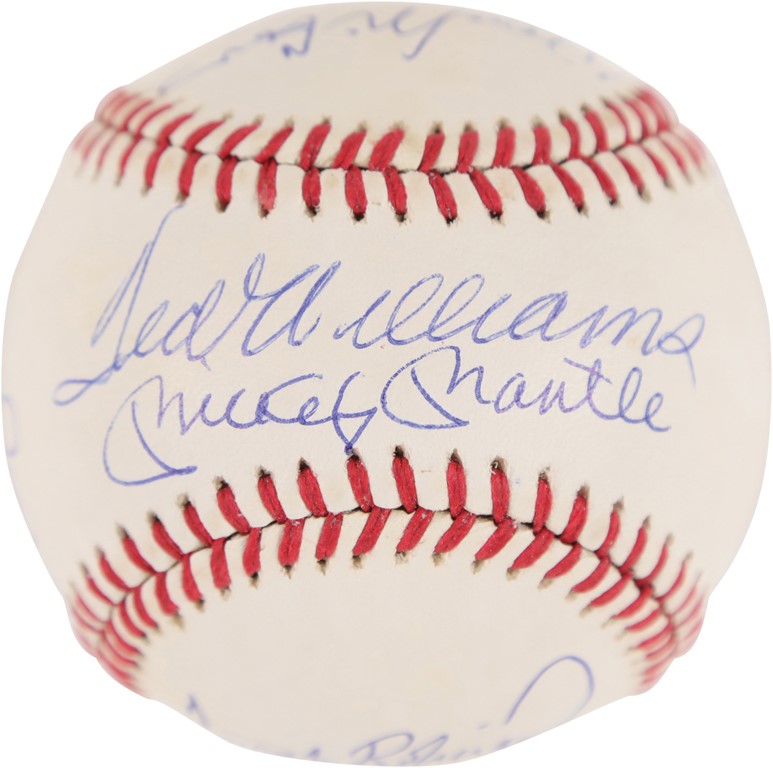 Beautiful 500 Home Run Club Signed Baseball (PSA MINT 9)