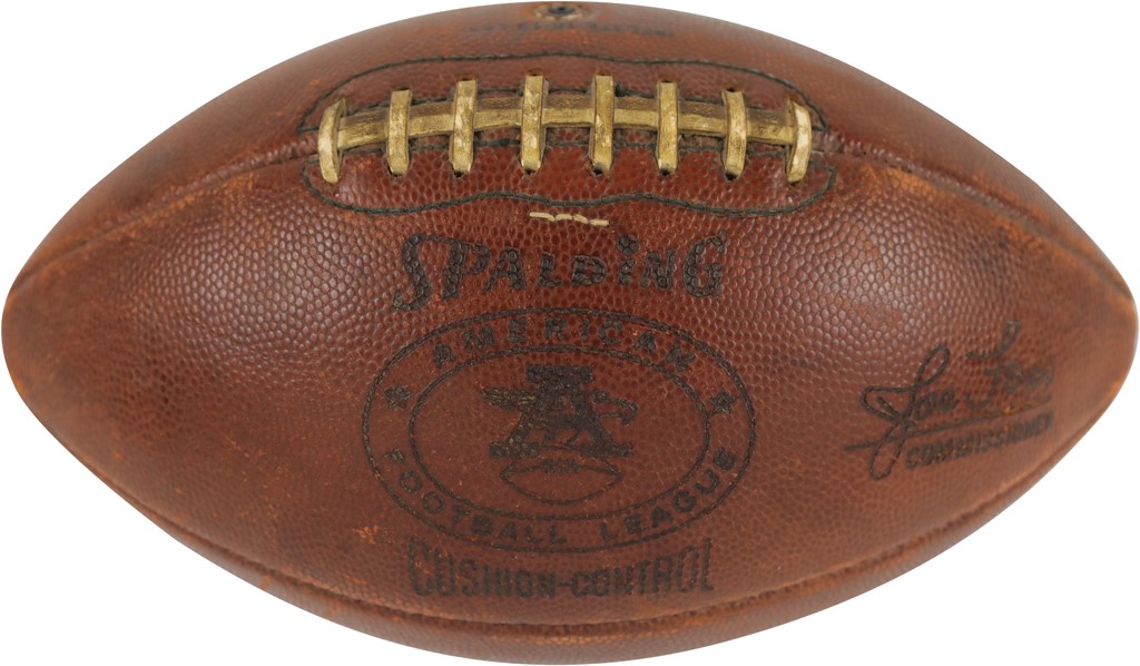 Football - 1960s Boston Patriots AFL Game Used Football