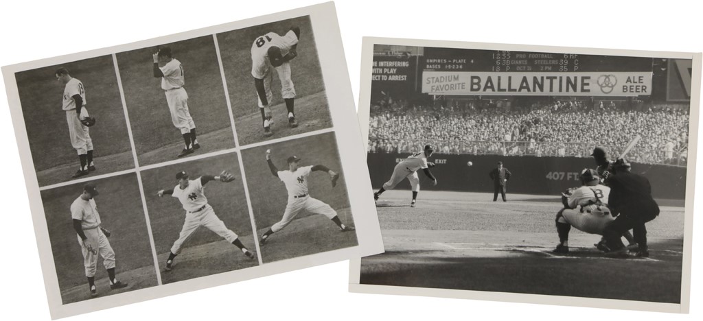 Vintage Sports Photographs - Don Larsen Perfect Game Photos (2)