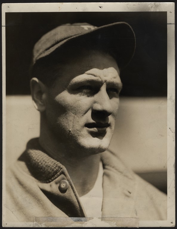 Vintage Sports Photographs - Late 1920s Lou Gehrig Underwood Photo Used for Sporting News Cover