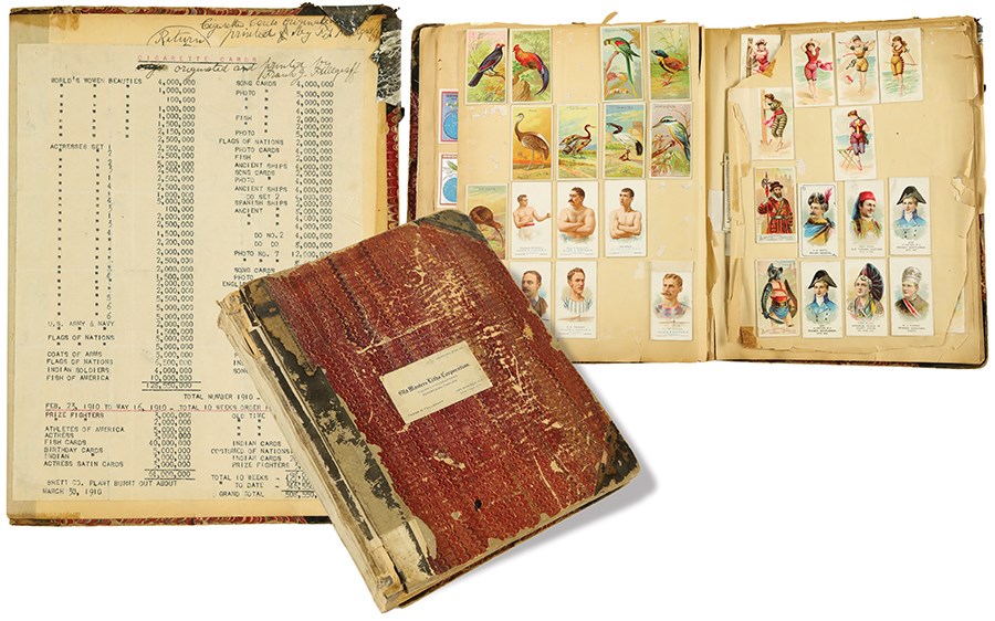 Boxing Cards - The "Old Masters Litho. Corporation" Register Book Including Boxing and Non-Sports Cards & Proofs