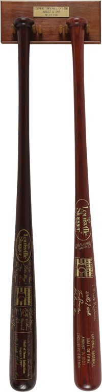 Nellie Fox - 1997 Nellie Fox Hall of Fame Induction Presentational Bats (Fox LOA)