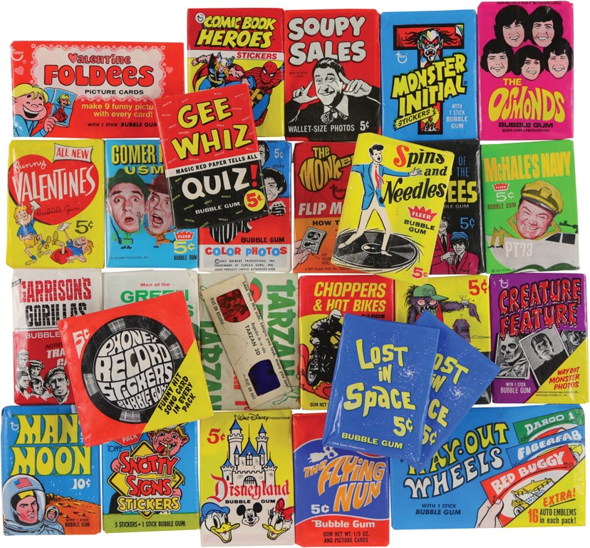 - 1950s-70s Unopened Pack Collection from Hobby Old Timer (35)