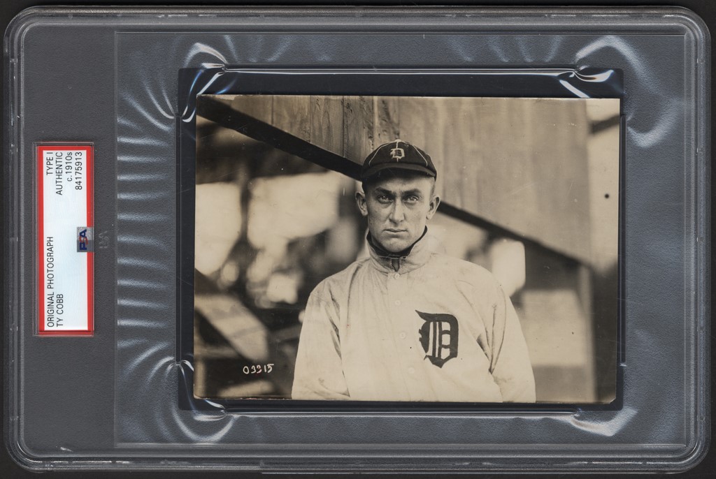 1910s Ty Cobb Photograph from Keystone PSA Type I