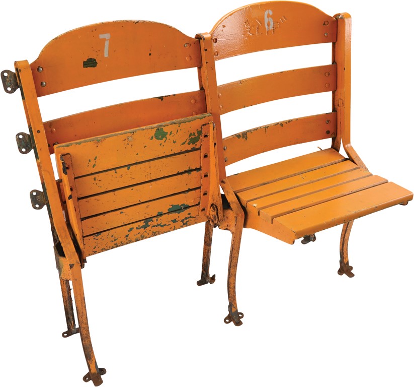 Bobby Orr And The Boston Bruins - Boston Garden All Original Double Seats