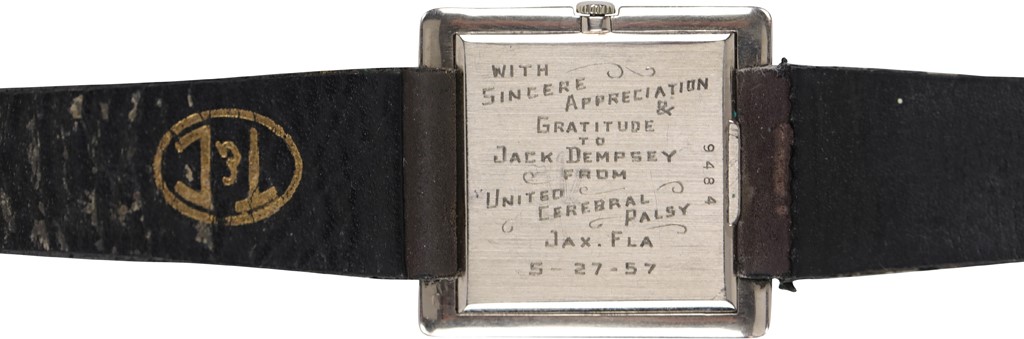 Muhammad Ali & Boxing - 1957 Jack Dempsey Presentation Watch