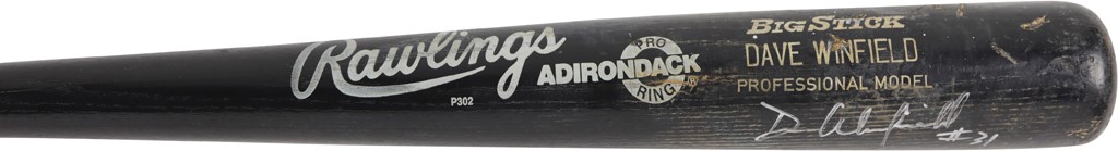 1988 Dave Winfield New York Yankees Signed Game Used Bat (PSA LOA)