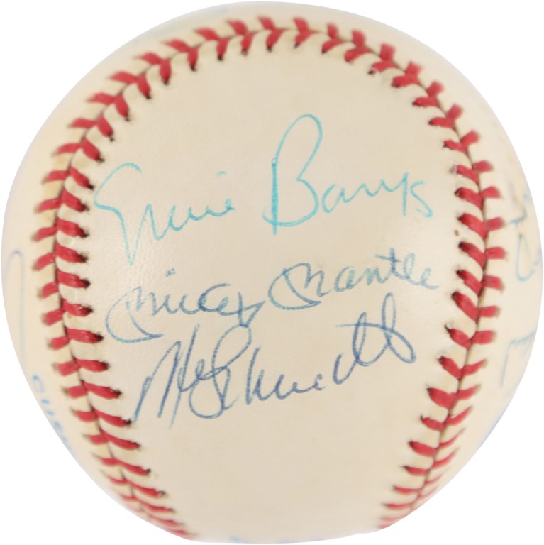 - 500 Home Run Hitters Signed Baseball (JSA)