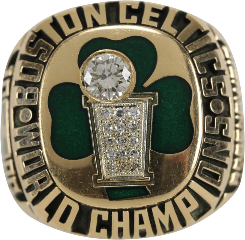- 1986 Boston Celtics World Championship Ring