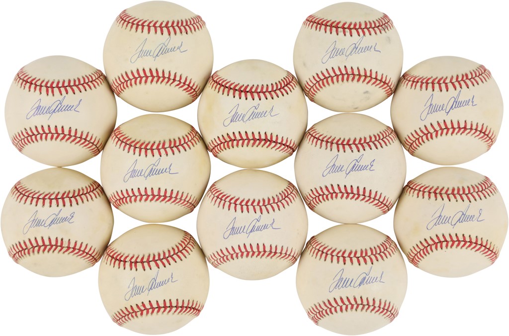 One Dozen Tom Seaver Single-Signed Baseballs