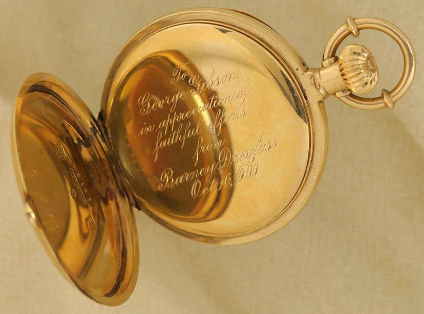 - 1909 George Gibson Pittsburgh Pirates World Championship Pocket Watch