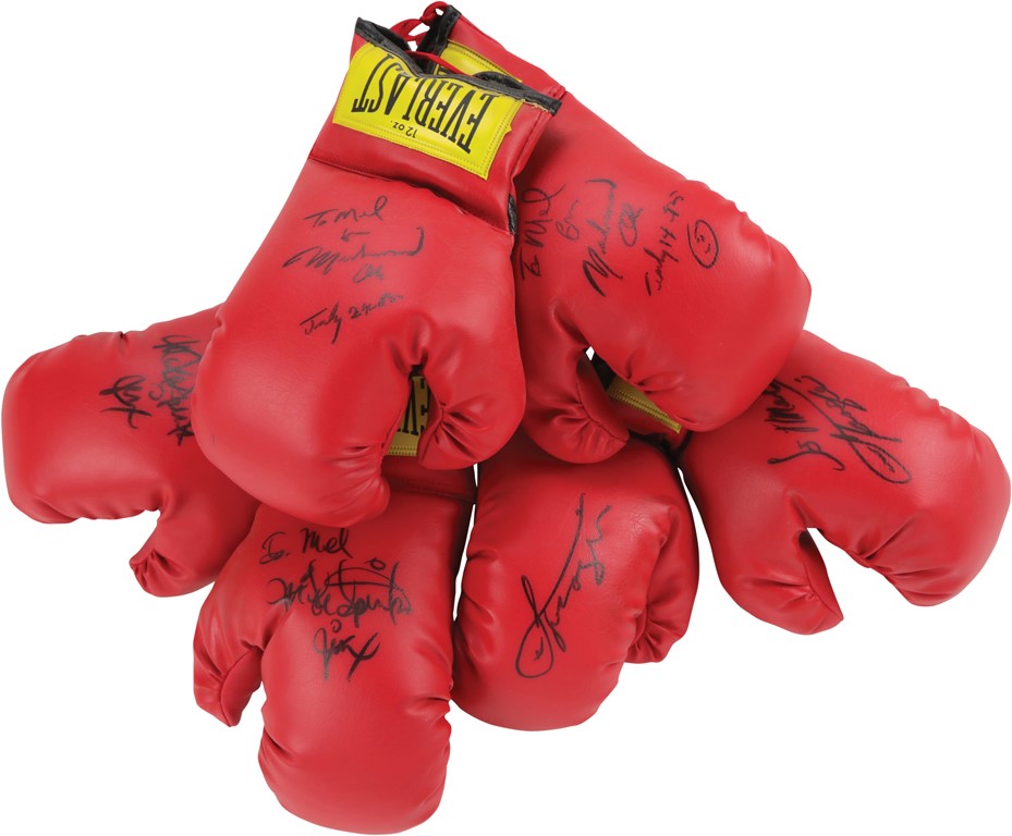 - Signed Boxing Glove Collection with Muhammad Ali (28)