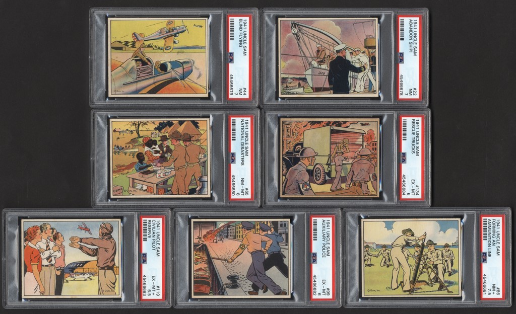 1941 Gum Inc. "Uncle Sam" Complete Set