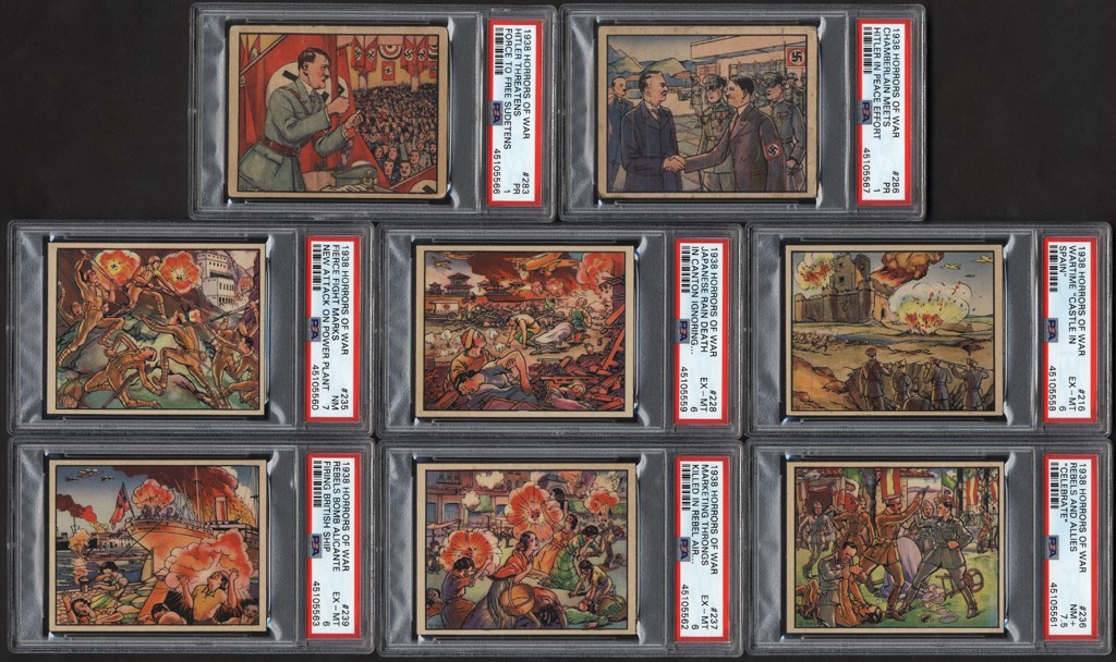 1938 R69 Gum Inc. "Horrors of War" Complete Set (288)