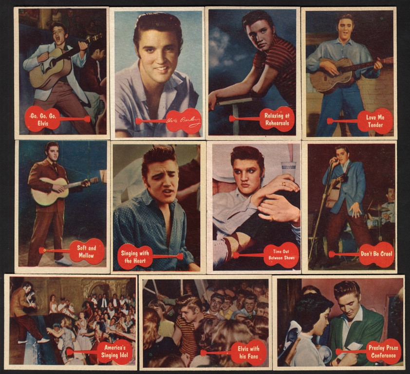 1956 Topps R710 "Elvis Presley" Complete Set (66)