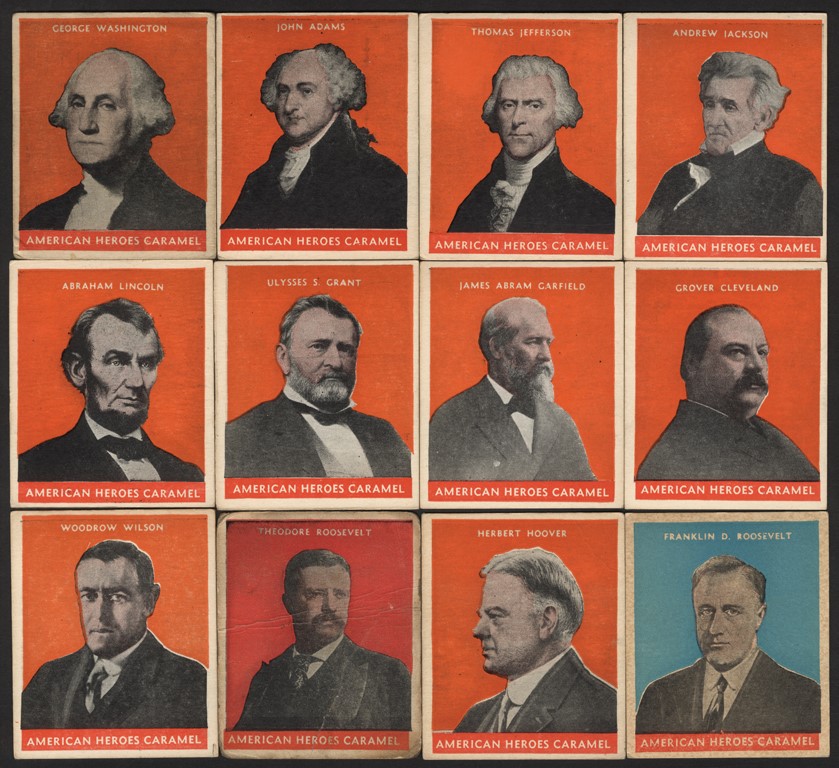 - 1932 R114 US Caramel "Presidents" Near-Set (30/31)