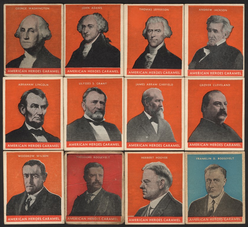 1932 R114 US Caramel "Presidents" Near-Set (30/31)