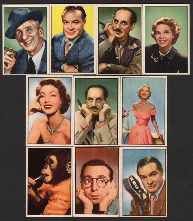 1952 & 1953 Bowman "Television & Radio Stars of NBC" Complete Sets (132)