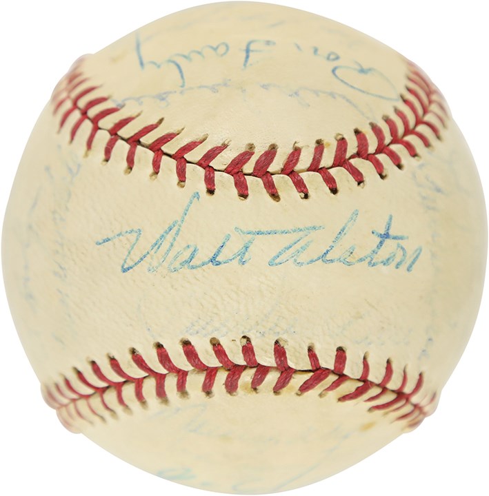 John F. Kennedy‚s Personally Owned 1959 World Champion Los Angeles Dodgers Team Signed Baseball (Dave Powers Collection)